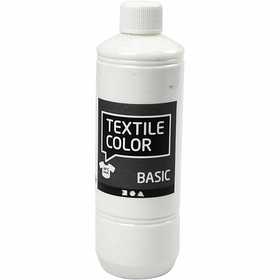 Textielkleur, wit, 500 ml/ 1 fles [HOB-34154]