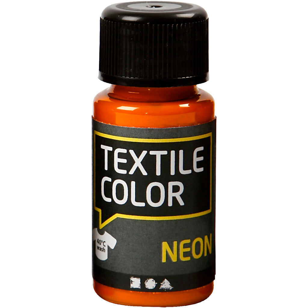 Textile Color, neon orange, 50 ml/ 1 bottle