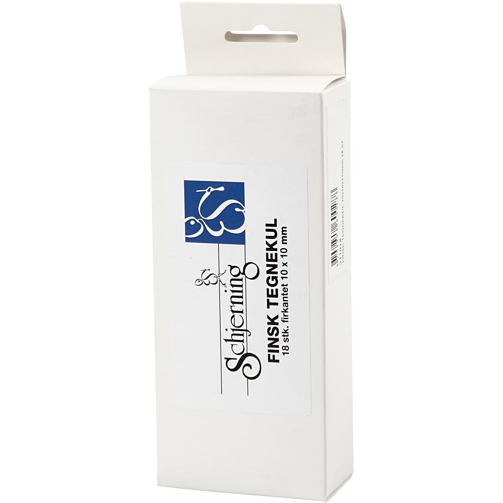 Fusains, L : 15 cm, dim. 10x10 mm, 18 pièces/ 1 Pq. [HOB-34467]