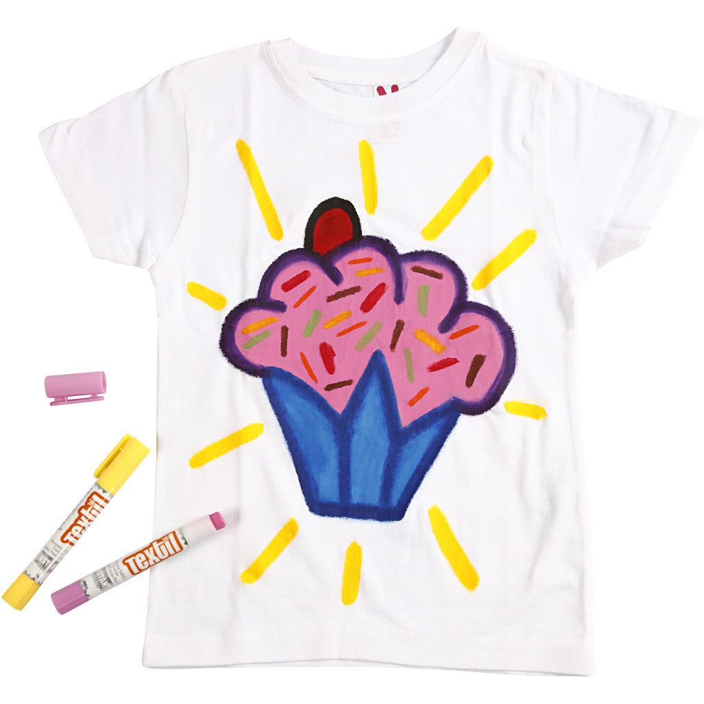 Playcolor textielverf, L: 14 cm, diverse kleuren, 5 gr, 12 stuk/ 1 doos [HOB-34860]