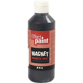 Magneetverf, zwart, 250 ml/ 1 fles [HOB-34920]