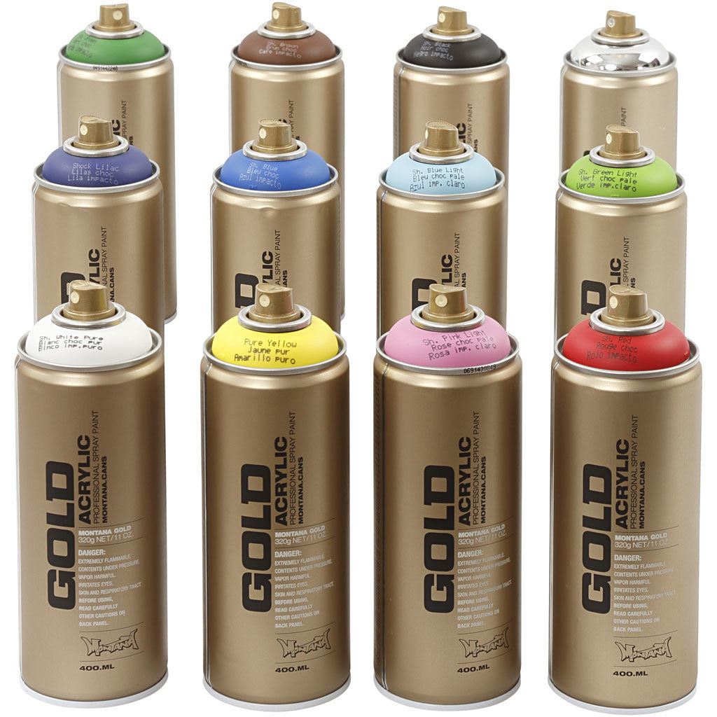 Peinture en Bombe, 12x400 ml/ 1 Pq. [HOB-35029]