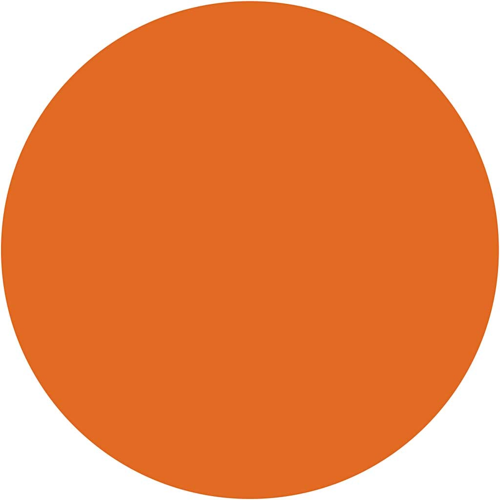 Acryl Verf, semi-glanzend, semi-transparant, oranje, 500 ml/ 1 fles [HOB-35412]