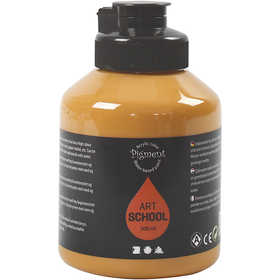 Peinture Acrylique, semi-brillant, opaque, ochre, 500 ml/ 1 flacon [HOB-35420]