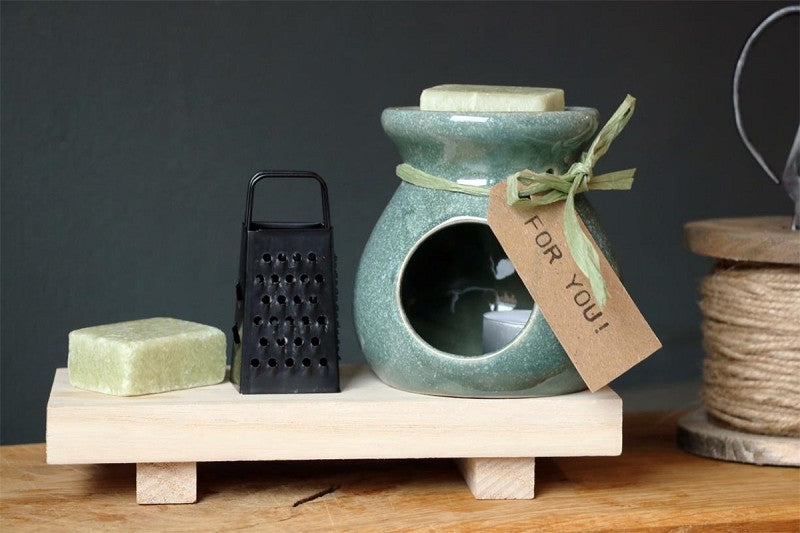 Plateau en bois 8,5x3,5x20 cm (4 pcs) [IFS-36054]