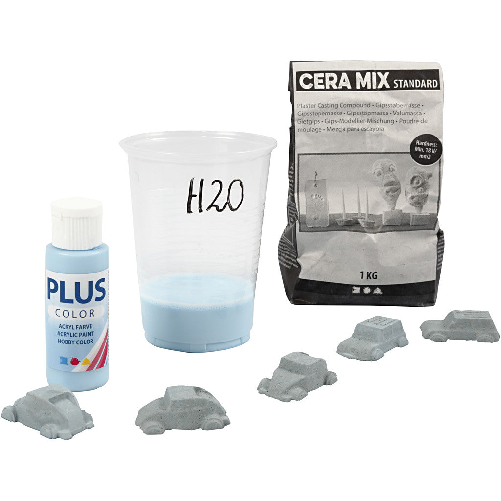 Siliconen vormen, auto's , H: 2,5 cm, L: 3 cm, B: 4,5 cm, 12,5 ml, 1 stuk [HOB-37132]