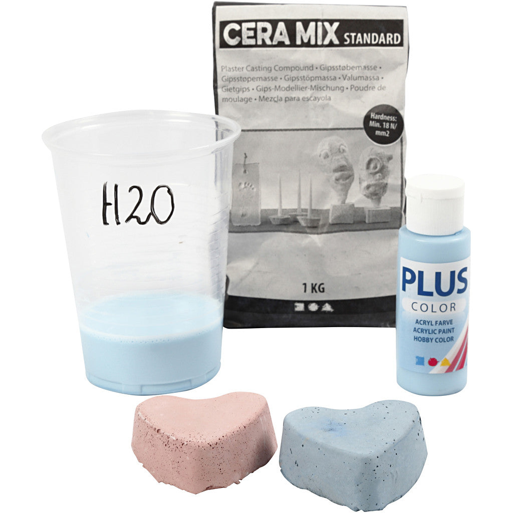 Siliconen vormen, harten, H: 3,5 cm, L: 7 cm, B: 6 cm, 100 ml, 1 stuk [HOB-37134]