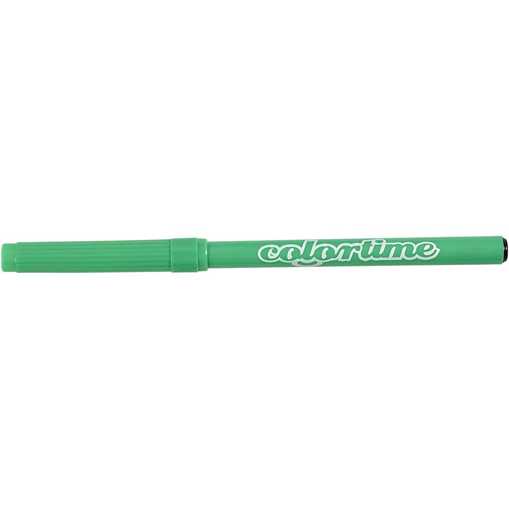 Feutres Colortime, vert clair, trait 2 mm, 18 pièce/ 1 Pq. [HOB-373535]