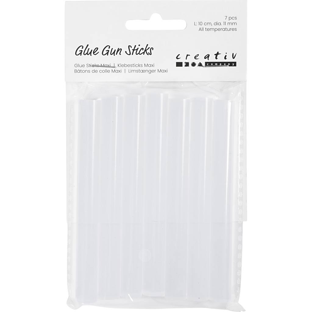 Lijmpistool vullingen, L: 10 cm, d: 11 mm, 7 stuk/ 1 doos [HOB39138]