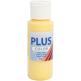 Peinture Acrylique Plus Color, crocus yellow, 60 ml/ 1 flacon [HOB-39634]