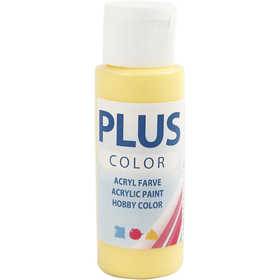 Peinture Acrylique Plus Color, primrose yellow, 60 ml/ 1 flacon [HOB-39678]