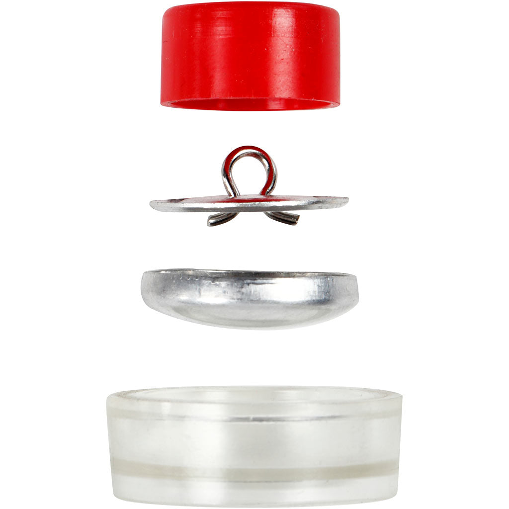 DIY Knopen, d 22 mm, 12 stuk/ 1 doos [HOB-40415]