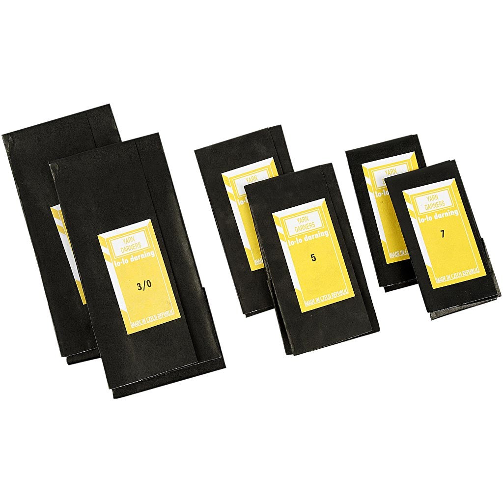 Aiguilles à repriser, dim. 3/0+5+7, L : 48-65 mm, 150 pièces/ 1 Pq. [HOB-41108]