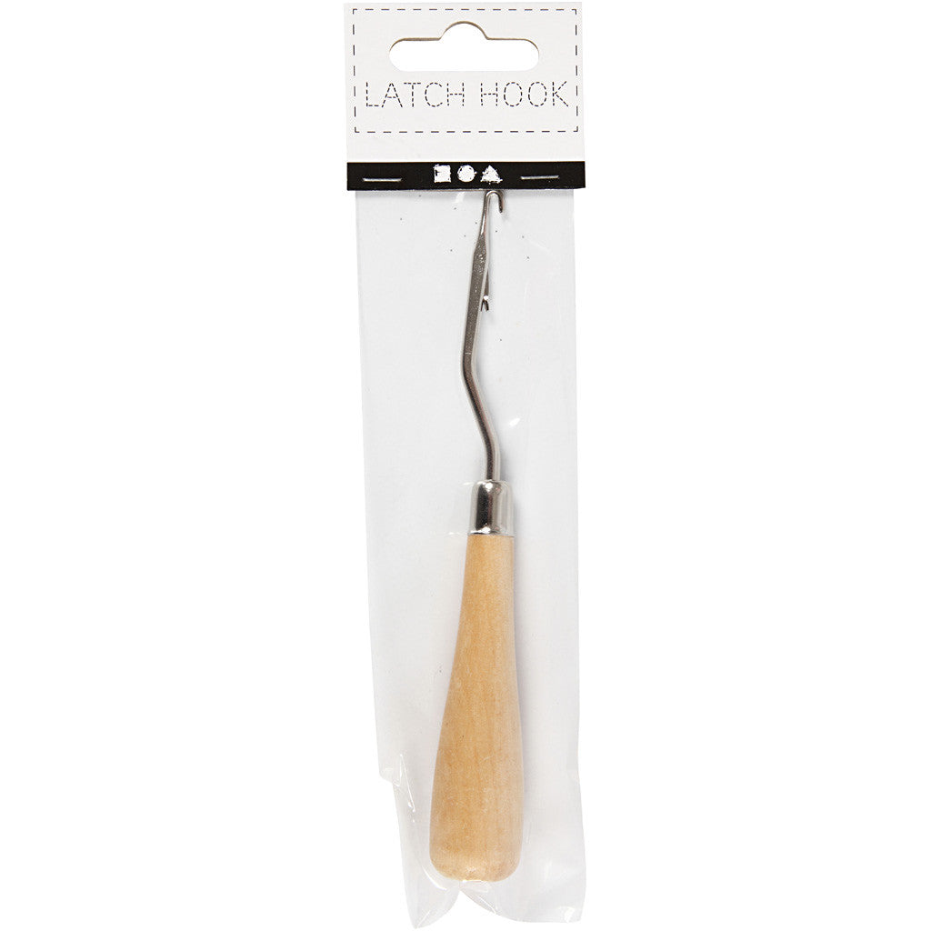 Crochet à loquet avec manche, L : 15,5 cm, 1 pièce [HOB-41126]