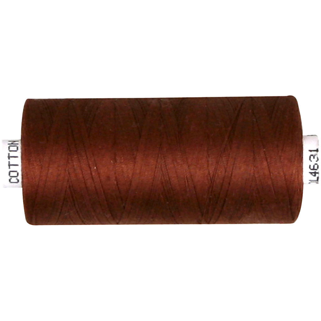 Sewing Thread, brown, 1000 m/ 1 roll
