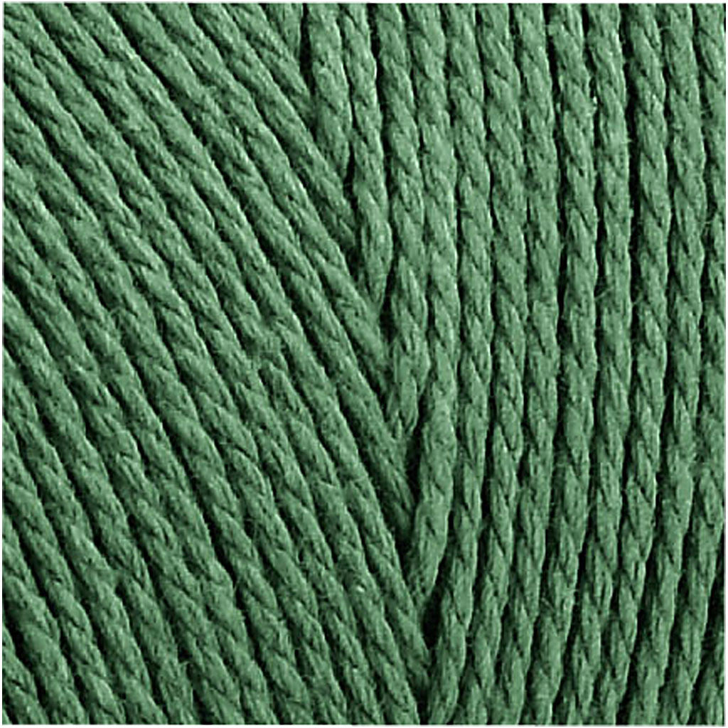 Cordon pour macramé, L : 315 M, ép. 1 mm, Qualité fine 12/12, vert, 220 gr/ 1 boule [HOB-41516]