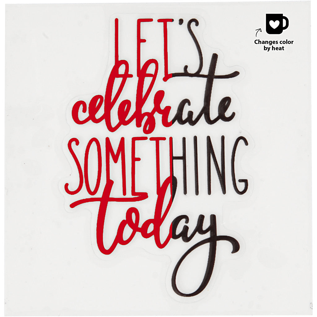 Glas- en porseleinsticker, 1 stuk [HOB-415851]