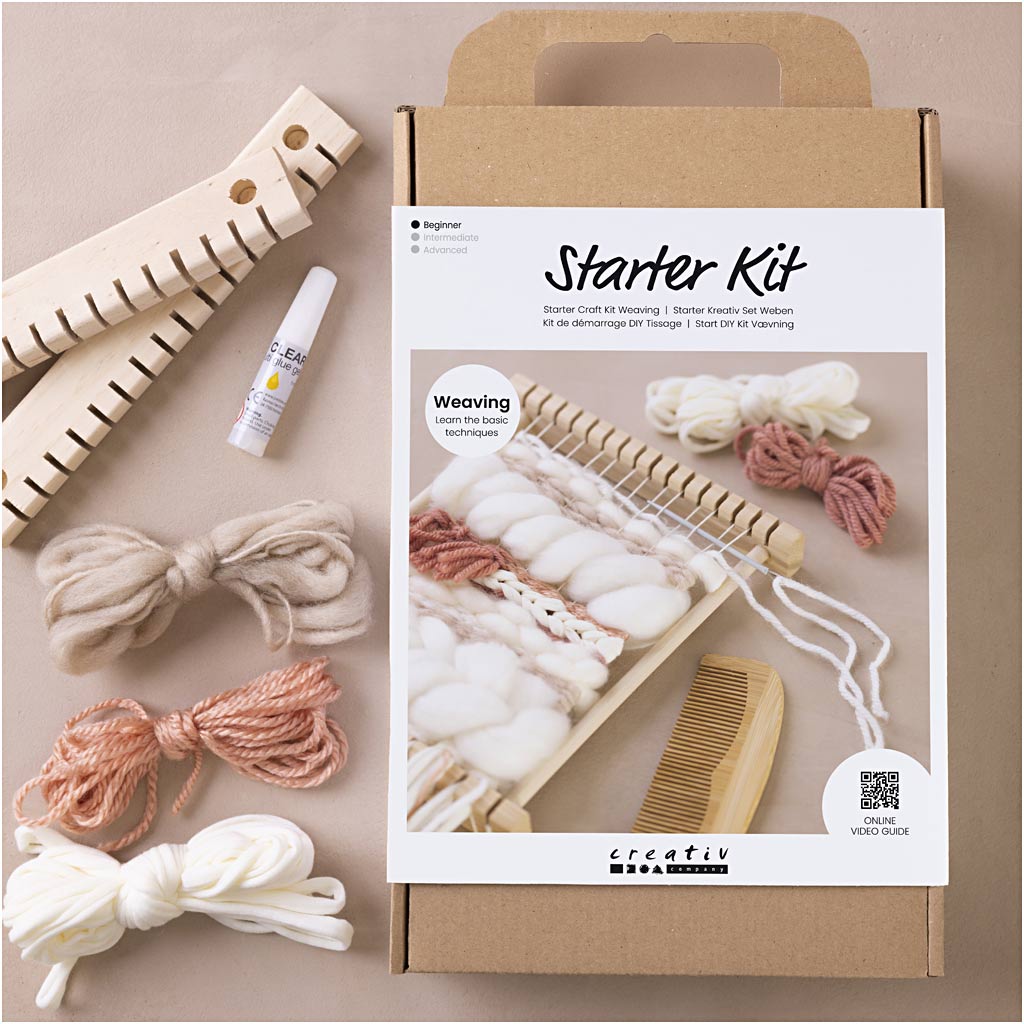 Kit de démarrage DIY Tissage, 1 Pq. [HOB-42301]