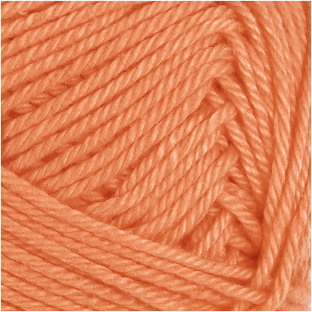Katoengaren, afm 8/4, L: 170 M, needle 3-3,5, oranje, 50 gr/ 1 bol [HOB-431090]