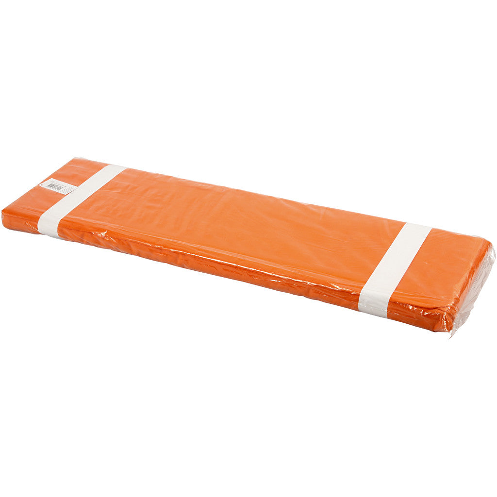 Tissu, L : 145 cm, 140 gr, orange, 10 m/ 1 rouleau [HOB-44082]