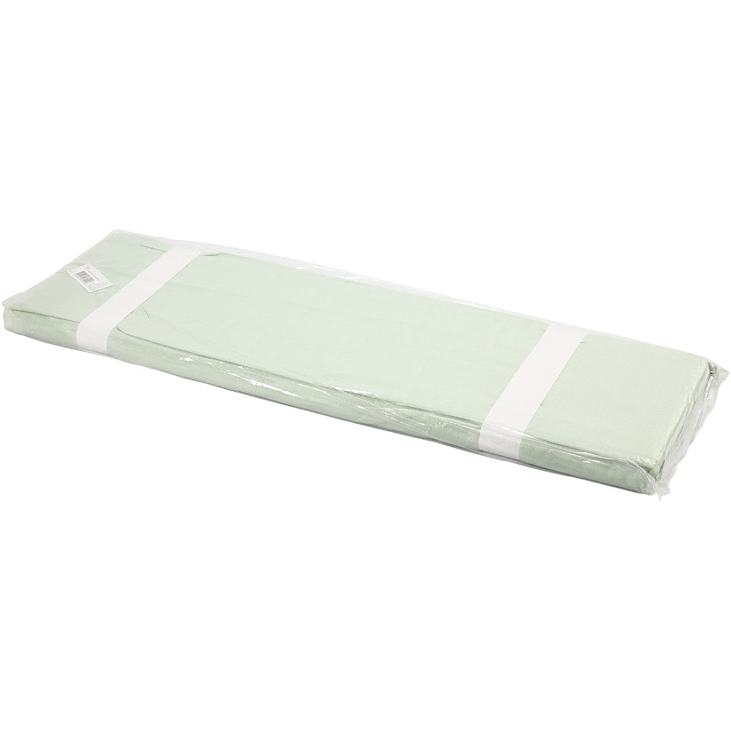 Stof, B: 145 cm, 140 gr, lichtgroen, 10 m/ 1 rol [HOB-44087]