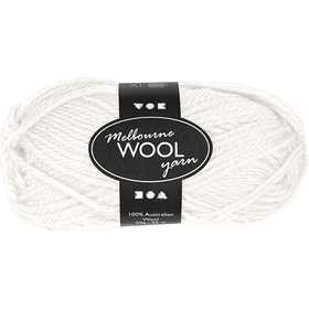 Melbourne wolgaren, L: 92 M, off-white, 50 gr/ 1 bol [HOB-44710]