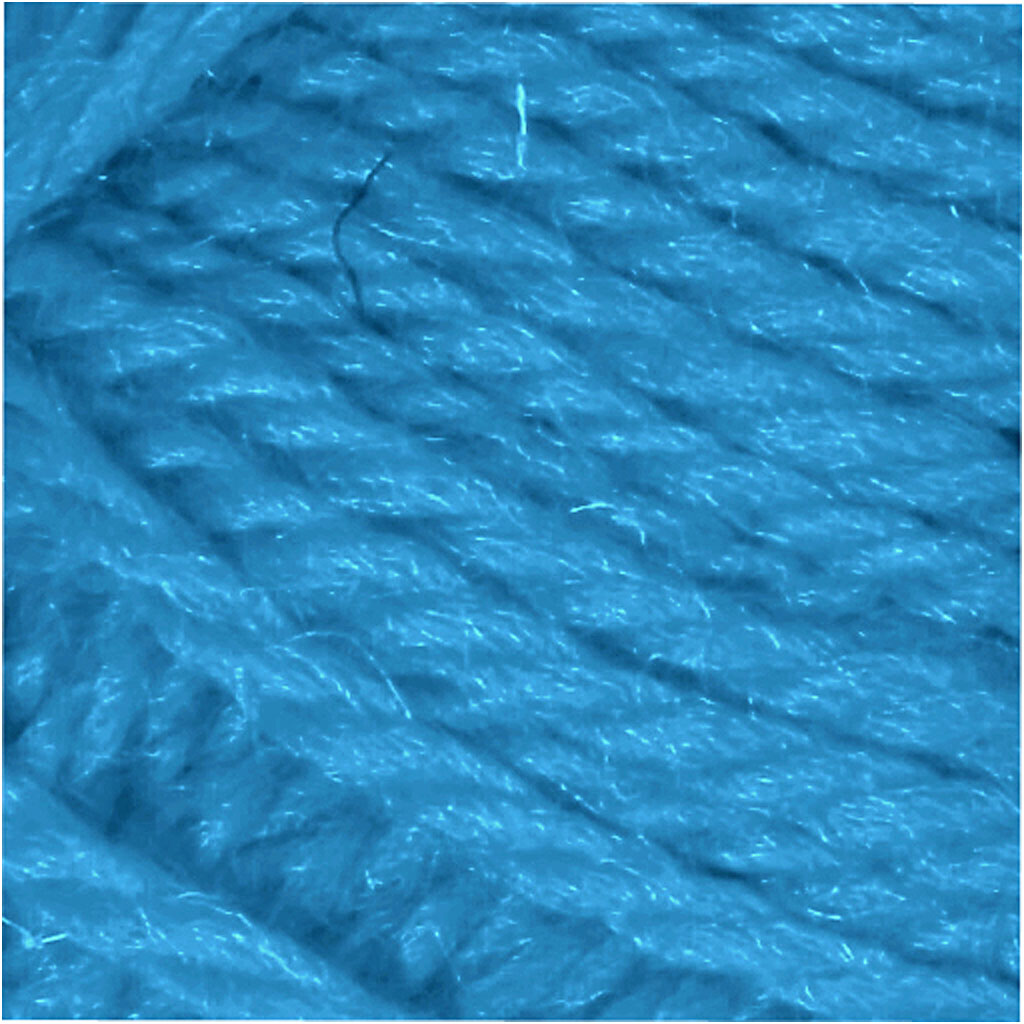 Pelote de laine Melbourne, L : 92 M, bleu clair, 50 gr/ 1 boule [HOB-44799]