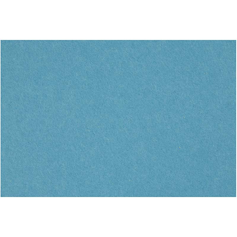 Craft Felt, sheet 42x60 cm, thickness 3 mm, turquoise, 1 sheet