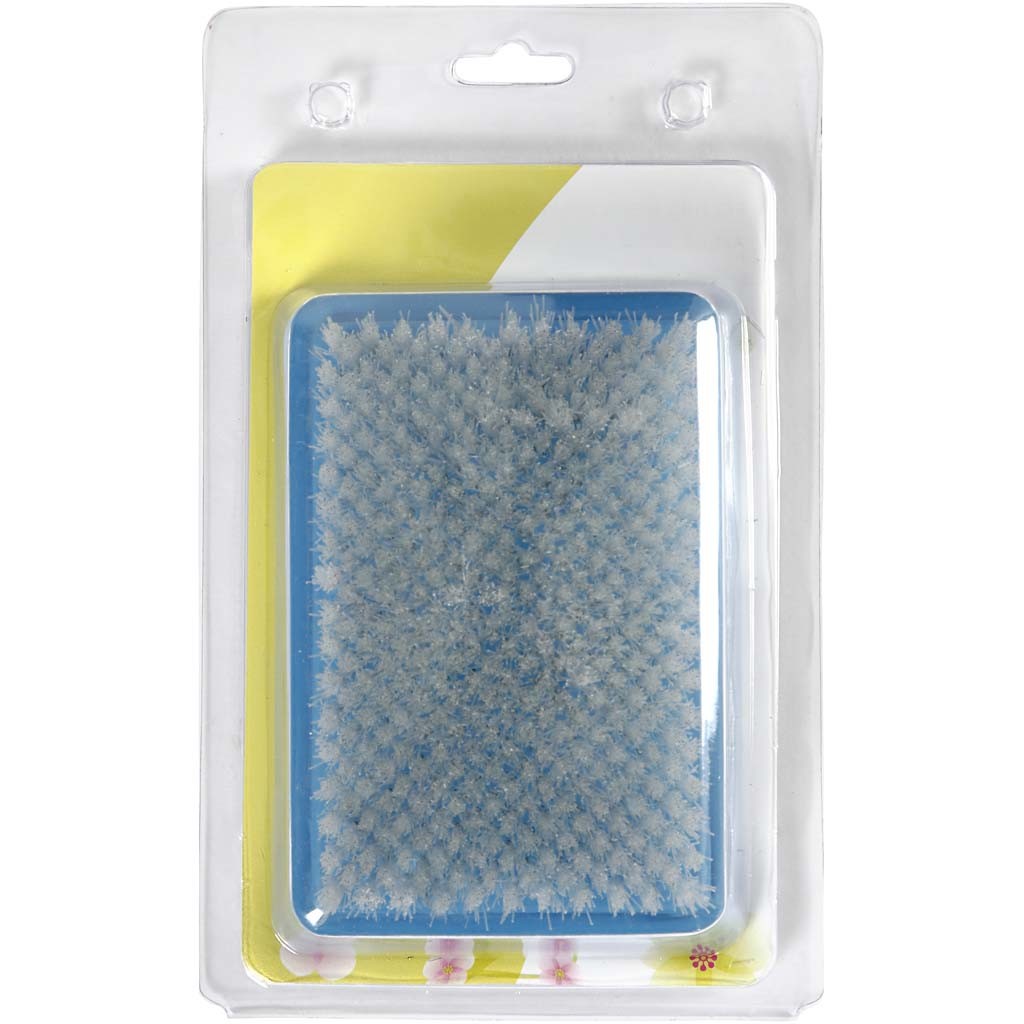 Naaldvilten borstel, afm 16x11 cm, 1 stuk [HOB-46132]