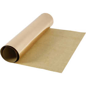 Papier imitation cuir, L : 49 cm, unicolor,film, 350 gr, rose or, 1 m/ 1 rouleau [HOB-498949]