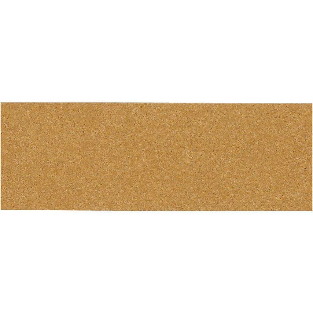 Bandes de tressage, L : 15 mm, ép. 0,55 mm, brun clair, 9.50 m/ 1 rouleau [HOB-498953]