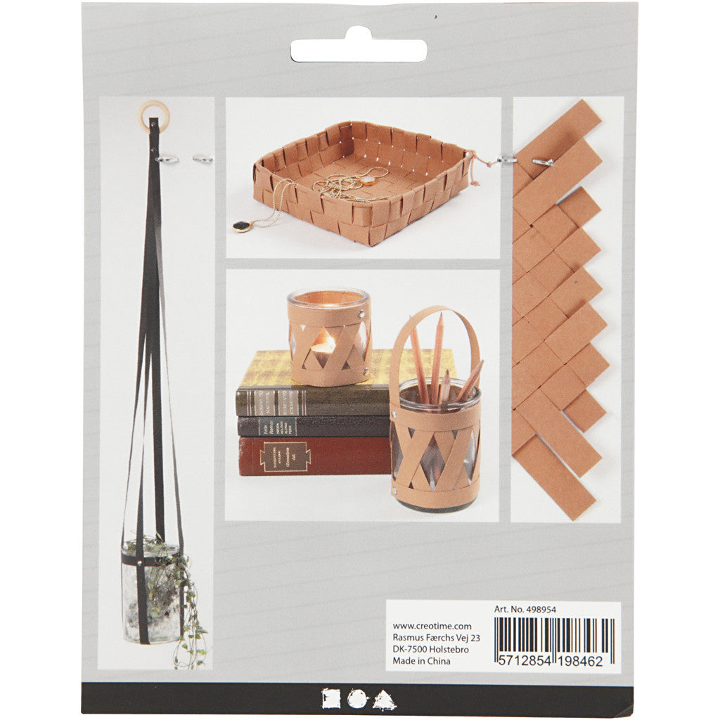 Bandes de tressage, L : 15 mm, ép. 0,55 mm, noir, 9.50 m/ 1 rouleau [HOB-498954]