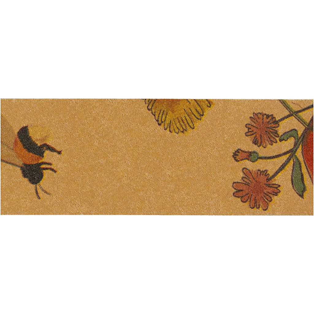 Vlechtstroken, B: 15 mm, dikte 0,55 mm, lichtbruin, 9.50 m/ 1 rol [HOB-498955]