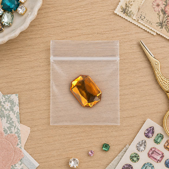Sachet zip transparent en PE-BD 5,1x5,1cm (100 pièces) [4PE22]
