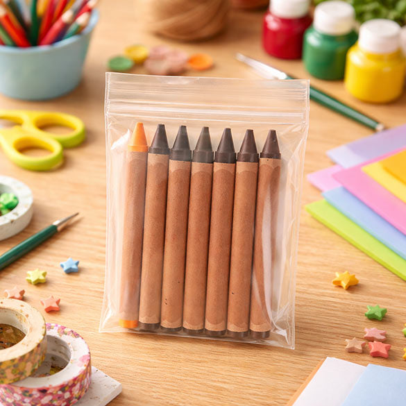 Sachet zip transparent en PE-BD 7,6x10,2cm (100 pièces) [4PE34]