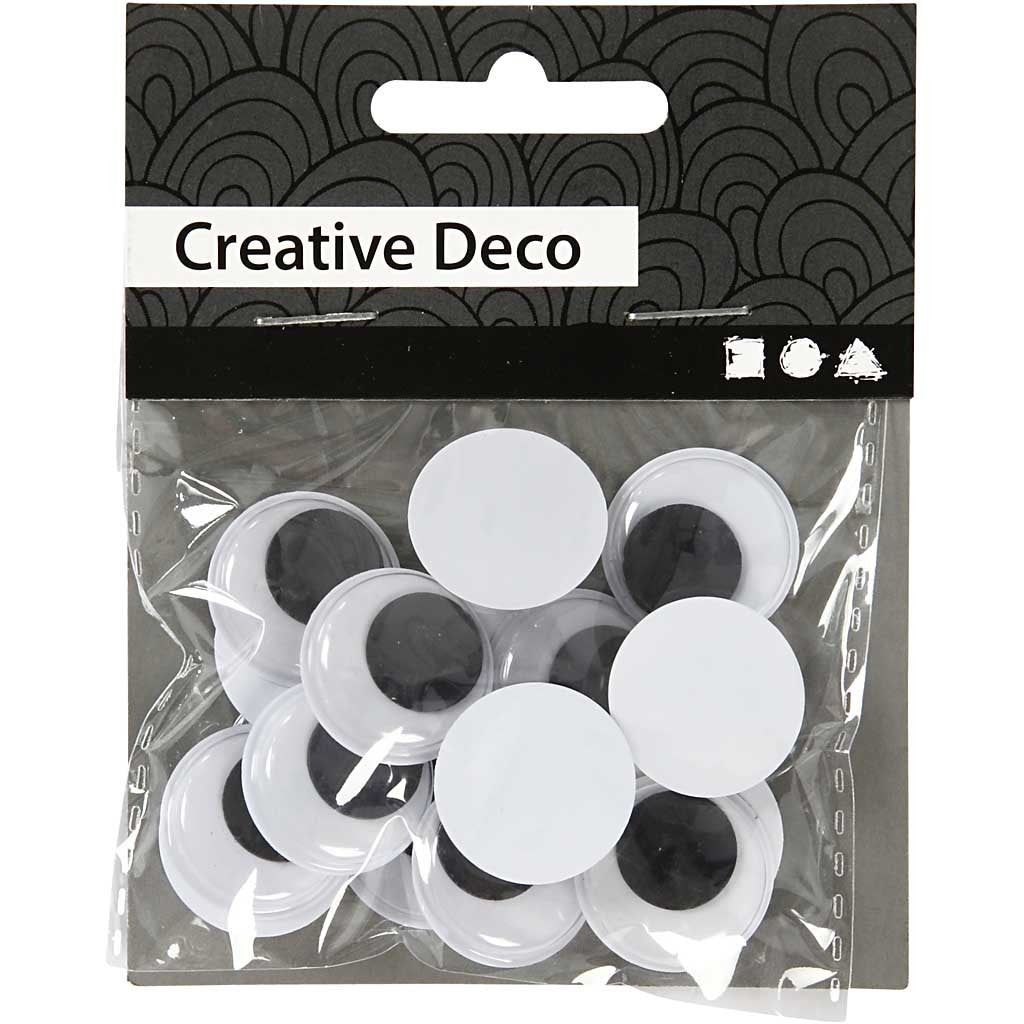 Wiebelogen, niet zelfklevend, d 20 mm, 16 stuk/ 1 doos [HOB-501202]