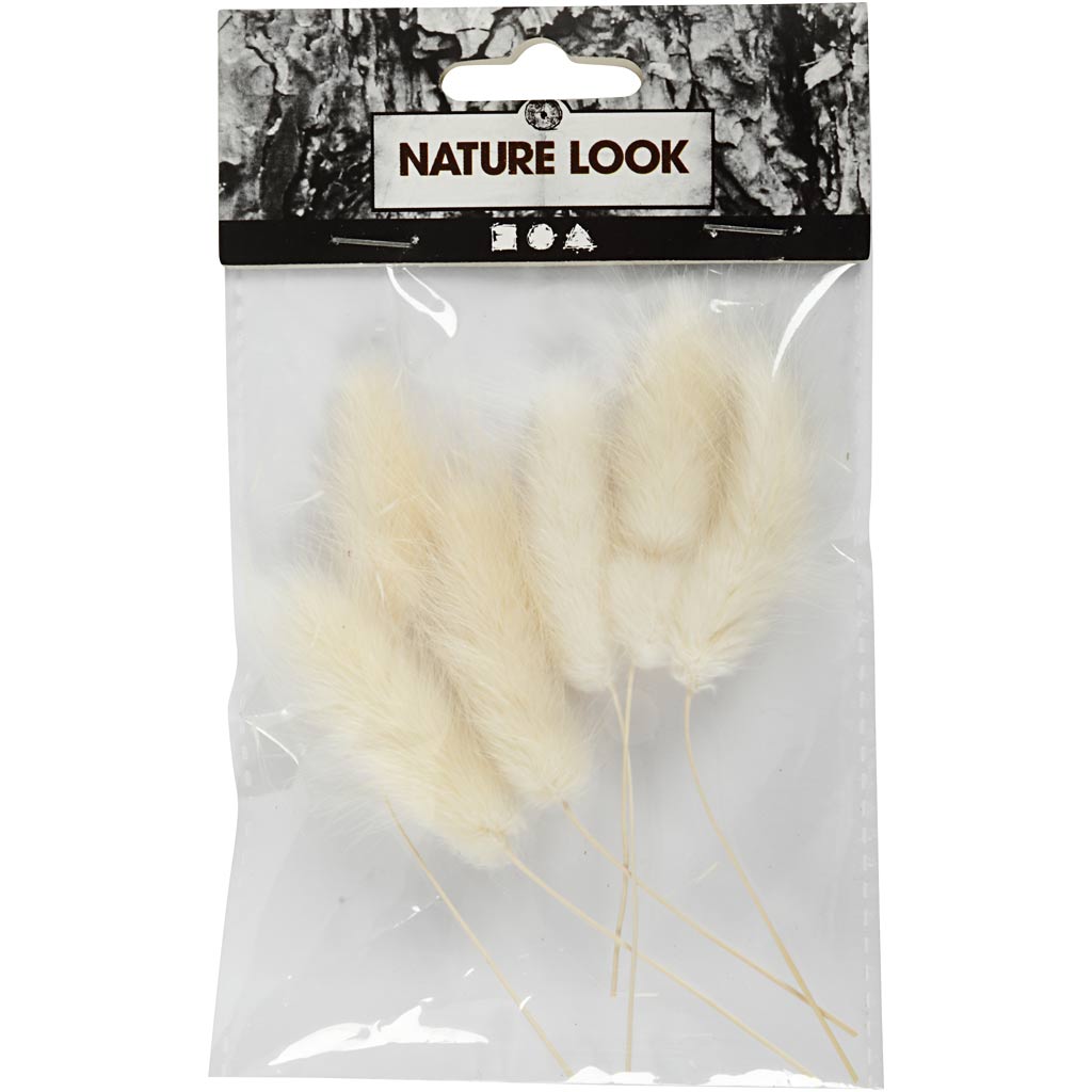 Hazenstaart gras, L: 3-7 cm, 6 stuk/ 1 doos [HOB-50203]