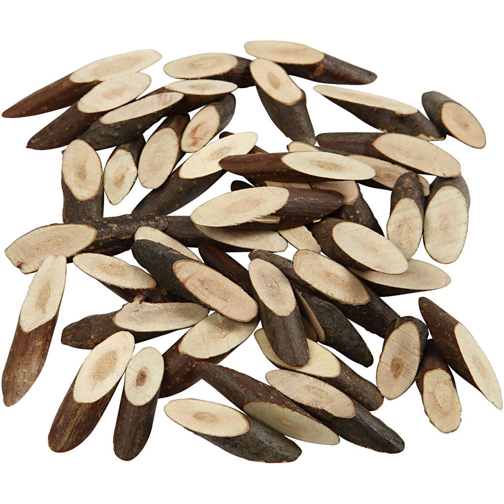 Mélange de bois, L : 30 mm, ép. 6 mm, 230 gr/ 1 Pq. [HOB-502110]