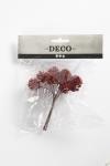 Kunst Dennenappels, d 20 mm, kerstrood, 12 stuk/ 1 doos [HOB-504424]