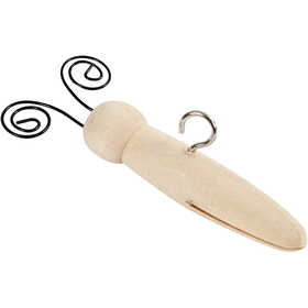 Corps de papillon, L : 5,5 cm, d 15 mm, 5 pièces/ 1 Pq. [HOB-504571]