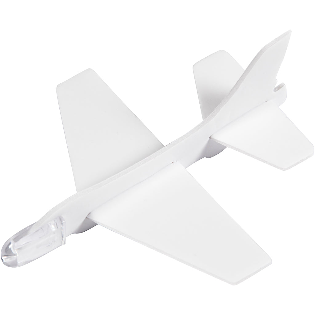 avions, L : 11,5-12,5 cm, L : 11-12 cm, blanc, 3 pièces/ 1 Pq. [HOB-51233]