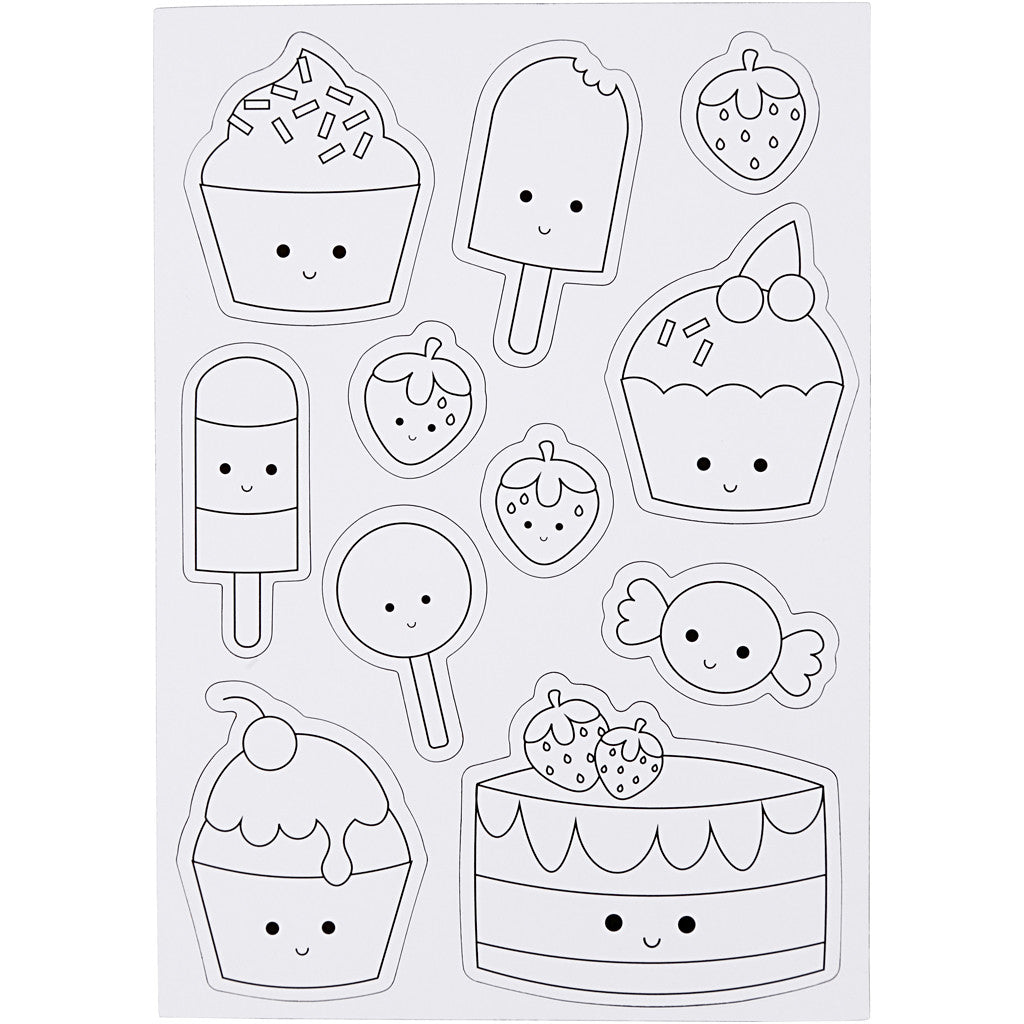 Aimants, Bonbons, dim. 14,85x21 cm, 1 flles [HOB-51237]