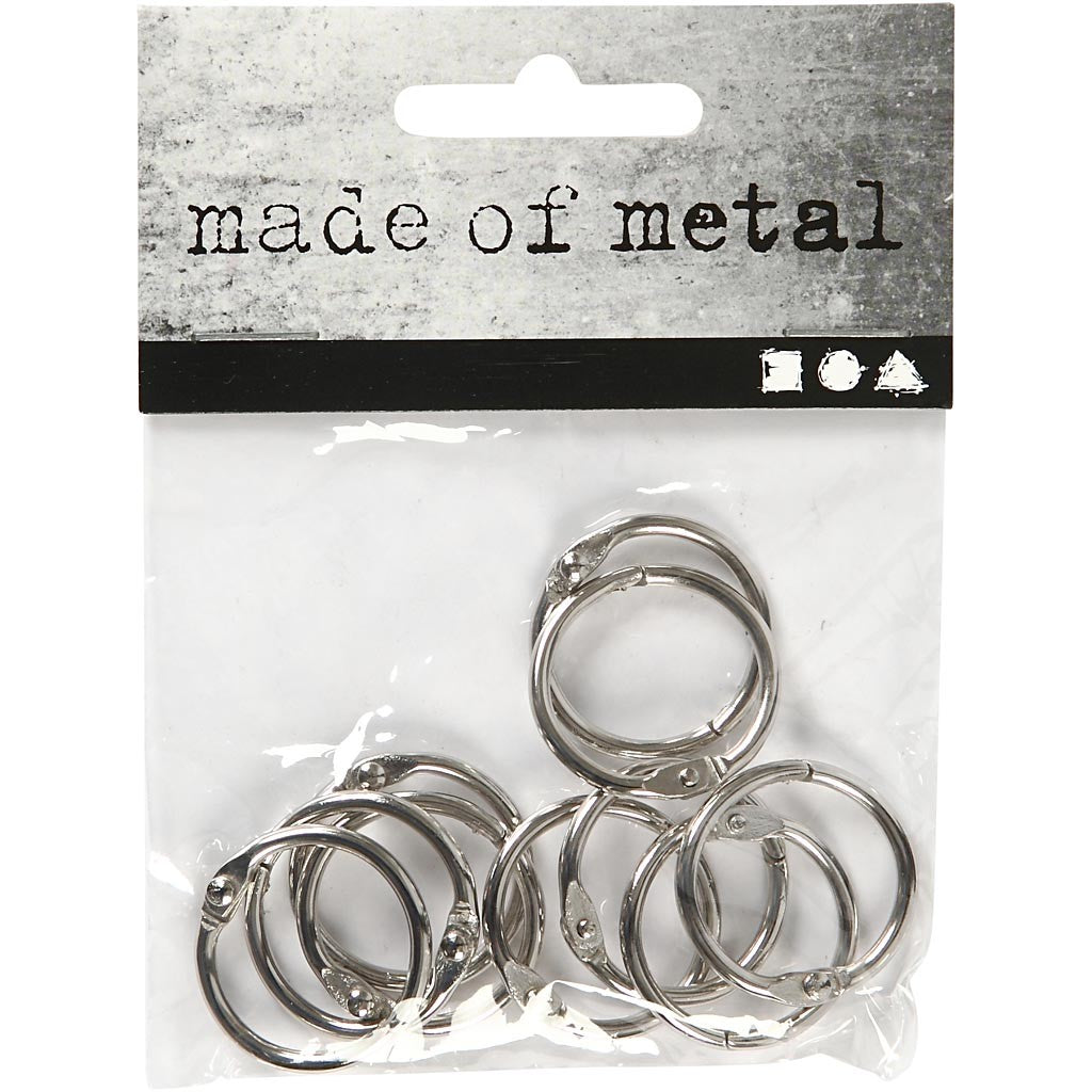 Anneau de reliure, d 19 mm, ép. 2 mm, 10 pièces/ 1 Pq. [HOB-51240]