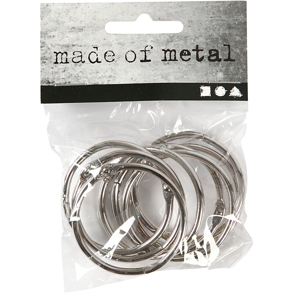 Anneau de reliure, d 38 mm, ép. 3 mm, 8 pièces/ 1 Pq. [HOB-51243]