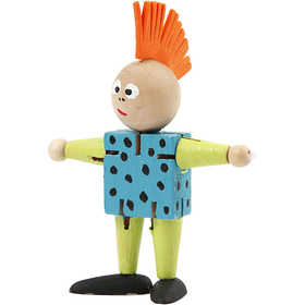 Elastiek figuur, H: 8 cm, 5 stuk/ 1 doos [HOB-512911]