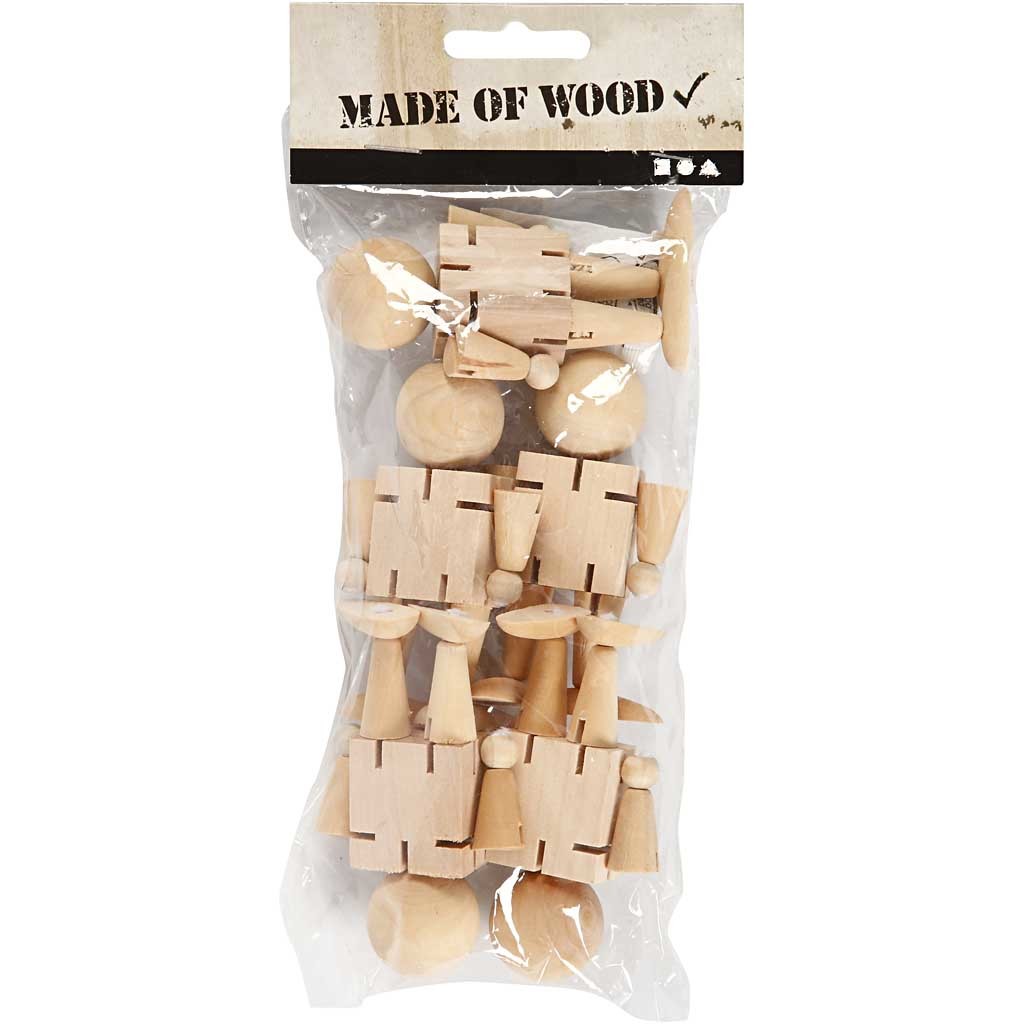 Elastiek figuur, H: 8 cm, 5 stuk/ 1 doos [HOB-512911]