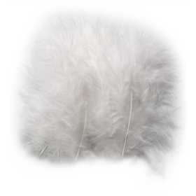 Dons, afm 5-12 cm, wit, 15 stuk/ 1 doos [HOB-51690]