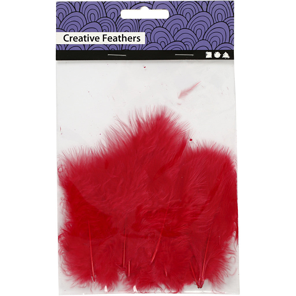 Dons, afm 5-12 cm, rood, 15 stuk/ 1 doos [HOB-51696]