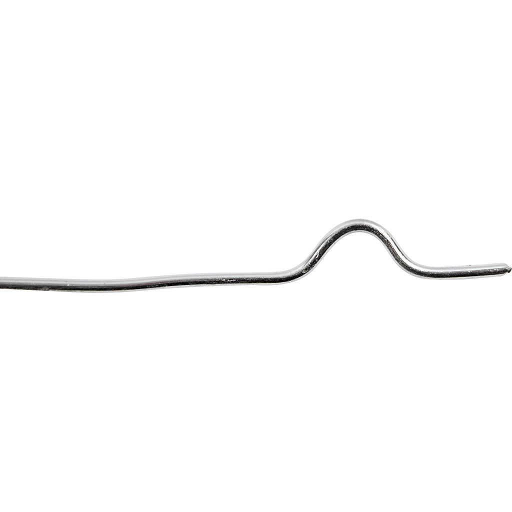 Alu draad, rond, dikte 3 mm, zilver, 29 m/ 1 rol [HOB-51717]