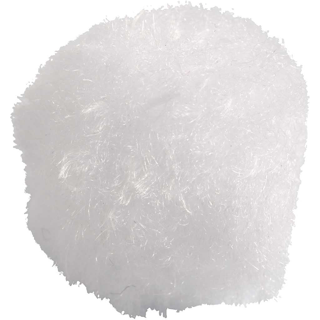 Pompons, d 20 mm, wit, 100 stuk/ 1 doos [HOB-51858]